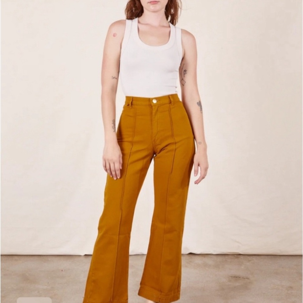 Big bud press WESTERN PANTS - SPICY MUSTARD